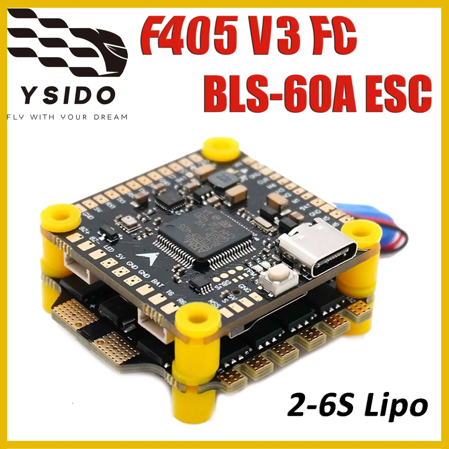 YSIDO F405 V3 Flight Control B - огляд і ціна Mateksys Flight Controller F405 Wte
