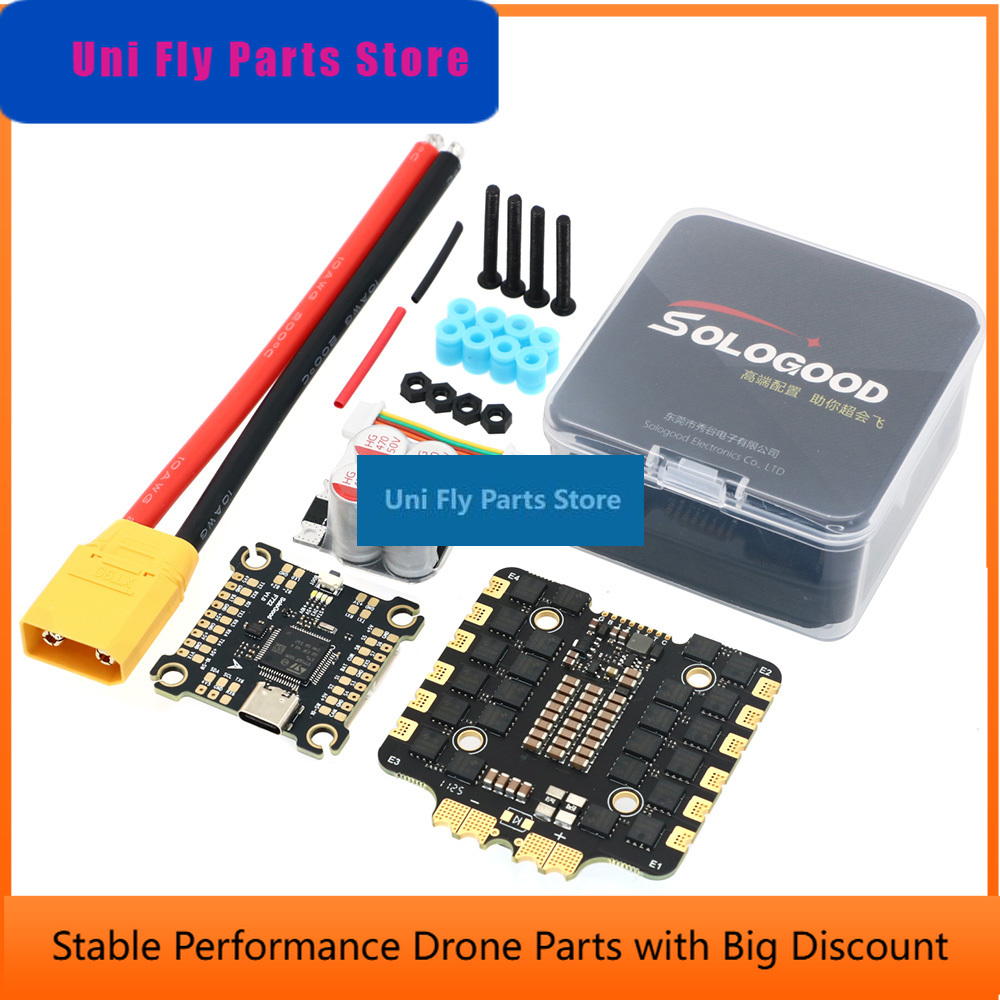 UniFlySoloGood F722 F7 6S Flig - огляд і ціна Speedybee F405 V4 Bls 55A Stack